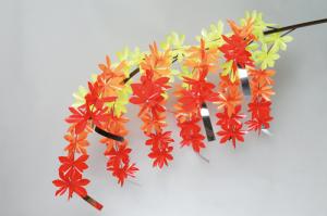 枝付造花　秋